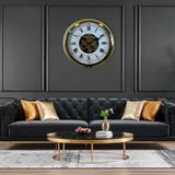Norino Aurelius Gold 60 Cm Çarklı Duvar Saati