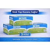 Norino Bezos Professional Z Katlamalı Dispenser Havlu 2 Katlı %100 Selüloz 20X22 Cm 3 Koli (36 Paket)