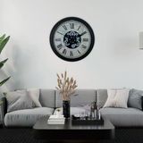 Norino Black Atlas Series 60 Cm Çarklı Duvar Saati