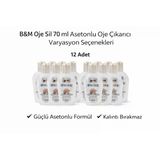 Norino B&M Oje Sil 70 Ml Asetonlu Oje Çıkarıcı Güçlü Formül 12 Adet