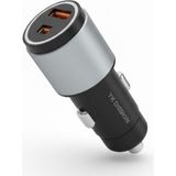 Norino Buffer® Araç Içi Çakmaklığa Takılantype-C ve USB Girişli 2 Portlu Hızlı Şarj Adaptörü