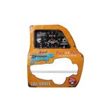 Norino Dekoratif Garage Temalı Sarı Araba Kapısı Araba Kapısı Duvar Rafı