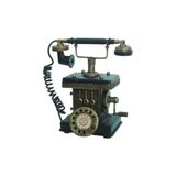 Norino Dekoratif Metal Telefon Kumbaralı Kumbara Biblo Hediyelik