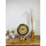 Norino Eskitme Metal Dekoratif Masa Saati 25×20 Cm