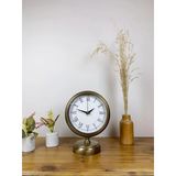 Norino Eskitme Metal Retro Masa Saati 25×20 Cm