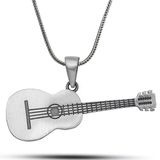 Norino Gümüş Gitar Kolye