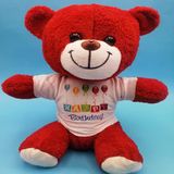 Norino Happy Birthday Peluş Kırmızı Ayı