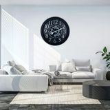 Norino Heritage Black 60 Cm Çarklı Duvar Saati
