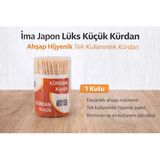 Norino İma Japon Lüks Küçük Kürdan Ahşap Hijyenik Tek Kullanımlık Kürdan 1 Adet