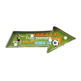 Norino Işıklı Soccer Yön Tabelası Vintage Led Ampülü Hediyelik