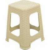 Norino Mandella Sağlam Plastik Karizma Rattan Tabure Çölbeji - BELİRTİLMEMİŞ