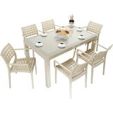Norino Mandella Wood 90X150 Cafe Koltuk Camlı Masa Takımı Çölbeji - BELİRTİLMEMİŞ