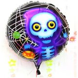 Norino Parti Malzemeleri Halloween İskelet Hayalet Folyo Balon 18 İnç