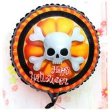 Norino Parti Malzemeleri Halloween İskelet Kuru Kafa Folyo Balon 18 İnç
