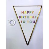 Norino Parti Malzemeleri Happy Birthday To You Flama Bayrak Süs