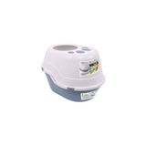 Norino Pets Eco Tanta Kapalı Kedi Tuvaleti Mavi 63X49X42 cm - 0,6 x 19 x 29 cm - Renkli