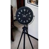 Norino Royal Black Tripod Ayaklı Modern Tasarım Saat