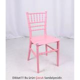 Norino Sağlam Plastik Mandella Trend Çocuk Sandalyesi Pembe