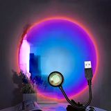Norino Usb Led Gün Batımı Projektör Lambası Fotoğraf Çekim Işığı