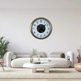 Norino Vintage 60 Cm Çarklı Modern Duvar Saati