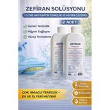 Norino Zefiran Solüsyonu 1 Litre 2 Adet Set Antiseptik Hijyen Ve Çok Amaçlı Temizlik Solüsyonu