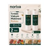 Noriva 20 Cm X 10 M. Rulo Tırtıklı Ev Tipi Vakum Makinesi Poşeti- Torbası