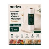 Noriva 25 Cm X 5 M. Tırtıklı Rulo Vakum Makinesi Poşeti- Torbası
