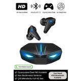 Noriyen K55 Tws Pro Oyuncu Kulaklığı 3D Stereo Ses Extra Bass Işıklı Mikrofonlu Bluetooth Kablosuz Kulaklık
