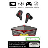 Noriyen K98 Pro Oyuncu HD Ses Mikrofonlu Işıklı Metal Kasa iOS Android Uyumlu Bluetooth Kablosuz Kulaklık