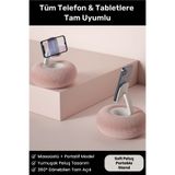 Noriyen Peluş Yastık 360 Derece Rotasyon Yükseklik ve Açı Ayarlanabilir Telefon & Tablet Tutucu Şık Stand