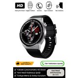 Noriyen Premium Serisi GT8 Porsche Kablosuz Şarj Kordon Hediyeli Spor Sağlık Sensörlü Bluetooth Akıllı Saat