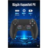 Noriyen PS3-PS4-Android- IOS Uyumlu Kablosuz Oyun Kolu - Çift Titreşimli ve Dokunmatik - Bluetooth Joystick