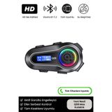 Noriyen Yeni Nesil Motosiklet Kask Interkom Mikrofonlu Gürültü Engelleyici Q08 Max Bluetooth Kulaklık