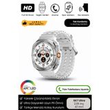 Noriyen Yeni Nesil Premium Amoled Ekran Full HD Spor Sağlık Sensör iOS Android Uyumlu SK7 Ultra Akıllı Saat