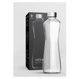 Norka Sport Büyük Boy 750 Ml Cam Motivasyon Matarası - Su Şişesi