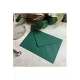 Norm Design 50 Adet Yeşil Davetiye Zarfı, Kaliteli Mektup Zarf 13x18 Cm (110GR)