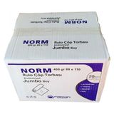 Norm Endüstriyel Jumbo Çöp Torbası Poşeti - 2 Kat - Siyah - 400 Gr. - 80 x 110 Cm. / Koli