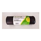 Norm Endüstriyel Jumbo Çöp Torbası Poşeti - 2 Kat - Siyah - 500 Gr. - 80 x 110 Cm. / 1 Rulo