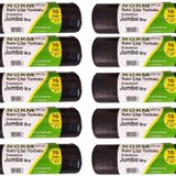 Norm Endüstriyel Jumbo Çöp Torbası Poşeti - 2 Kat - Siyah - 500 Gr. - 80 x 110 Cm. / 10 Rulo