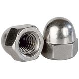 Norm Kaplamalı Metrik 6 mm Beyaz 10'lu Paket Kör Somun