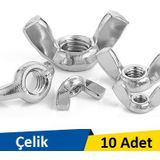 Norm M5 Metrik Kelebek Somun Paket 10 Adet