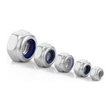 Norm M6 Metrik Fiberli Inox Somun 50 Adet