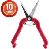 Normadia 10 Adet Akman Narenciye Üzüm Çiçek Bağ Dal Budama Makası 18 cm - Seçenek 1