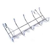 Normadia 10 Kancalı Kapı Arkası Askılık, Metal, 37 Cm, Pratik ve Şık Tasarım - Seçenek 1 - 1BW-Beyaz