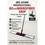 Normadia %100 Pamuk Nemli Mop Set 80 Cm, Palet, Sopa ve Bezürün Takım - Antrasit - Seçenek 1