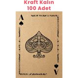 Normadia 120G Maça As Oto Paspas Kağıdı, 100 Adet, 35X50CM, Dayanıklı ve Kullanışlı - Ahşap - Seçenek 1