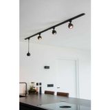 Normadia 2 Metre LED Spot Ray, Küre Avize ve Pana Sonic Ampul Seti - Seçenek 1 - Ahşap