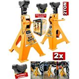 Normadia 2 Ton 4 Ayaklı Araç Kriko Standı, Çift Sehba ile Güçlü Kaldırma - Seçenek 1