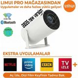 Normadia 2026 HY300 Pro + Projeksiyon, Android 13, 2gb Ram, 16GB Rom, Taşınabilir - 1BW-Beyaz