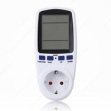 Normadia 220V Priz Tipi Dijital Wattmetre Enerji Tüketim Ölçüm Cihazı Cappuccino Renk Seçeneği - Seçenek 1